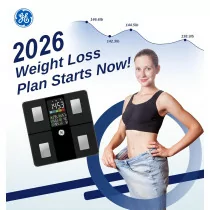 Smart Bluetooth Body Scale – 14 Metrics, 400lbs Capacity & Fitness App