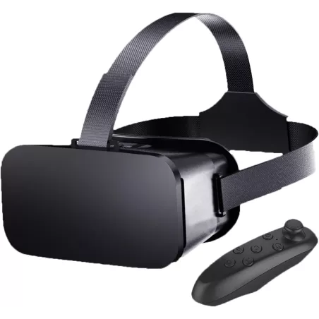 Casque VR Smartphone avec Contrôleur anti-lumière bleue
