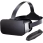 Casque VR pour Téléphone avec Contrôleur, Lentilles Anti-Lumière Bleue, Réglable, Compatible iPhone & Android 4.5-6.7