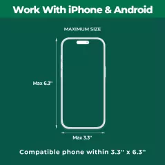 Casque VR Smartphone avec Contrôleur anti-lumière bleue