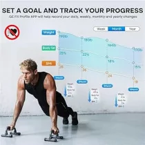 GE Smart Scale Bluetooth Body Weight & Health Monitor 500lbs Dark Blue