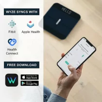 Wyze Smart Scale X – Digital Body Weight, BMI & Heart Rate Monitor