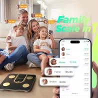 RunStar Smart Scale 8-in-1 VA Display for Body Weight & Body Composition