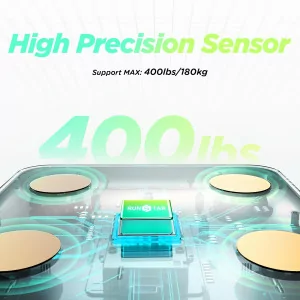 RunStar Smart Scale 8-in-1 VA Display for Body Weight & Body Composition