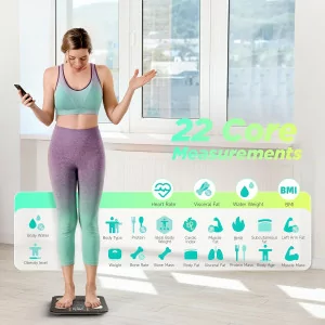 RunStar Smart Scale 8-in-1 VA Display for Body Weight & Body Composition