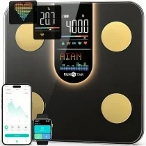 RunStar Smart Scale 8-in-1 VA Display for Body Weight & Body Composition