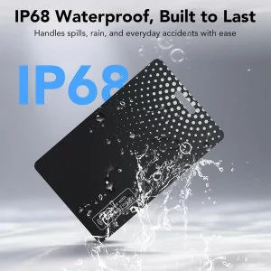 2-Pack Air Tracker Tag Wallet Finder | Apple MFi Certified, Wireless Charging