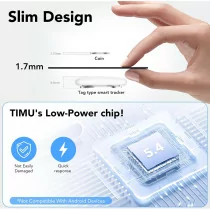 2-Pack Air Tracker Tag Wallet Finder | Apple MFi Certified, Wireless Charging