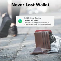 2-Pack Air Tracker Tag Wallet Finder | Apple MFi Certified, Wireless Charging