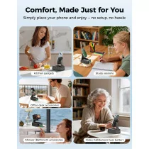 Bluetooth Speaker & Phone Stand Gift for Men & Women – HD Sound, Anti-Slip