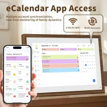 Calendrier Digital 10.1 avec Écran Tactile HD - Organisateur Familial