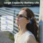 Lunettes Intelligentes Sans Monture avec Bluetooth, Prise Photo à Distance, Protection UV et Commande Vocale