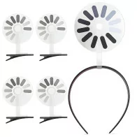 Funny 5-Piece Hair Clip & Headband Set for Women and Girls – Party Ready