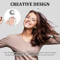 Funny 5-Piece Hair Clip & Headband Set for Women and Girls – Party Ready