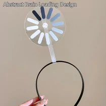 AGLOO 5 Pack Rotatable Brain Headband Hairpins - Fun & Quirky Gifts