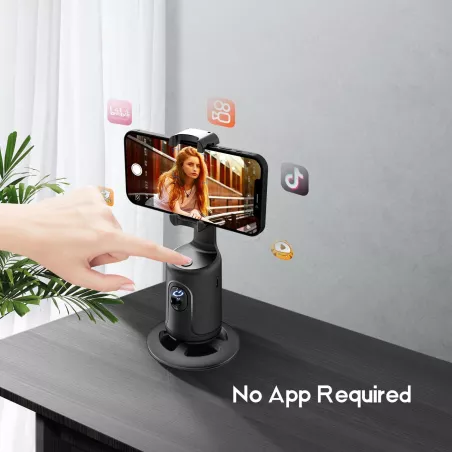 Support Téléphone 360° GREEN HOUSE Auto Face Tracking & Stabilisateur