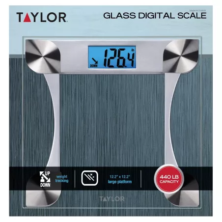 Pèse-personne Digital Taylor 440 lb - Précision Fiable Quotidienne