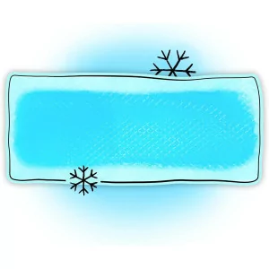 BeKOOOL Migraine Gel Sheets - 4 Count for Fast Relief