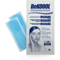 BeKOOOL Migraine Gel Sheets - 4 Count for Fast Relief