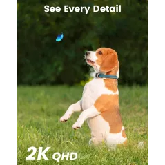 Caméra Solaire AOSU 2K Sans Fil - Sécurité Extérieure 360°