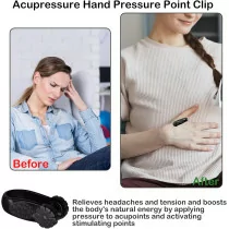 2Pcs Migraine Pressure Point Clips for Headache & Stress Relief - Acuplus