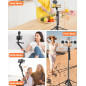 71” Auto Face Tracking Tripod with Light & Remote for iPhone, Android, GoPro – 360° Rotating Stand