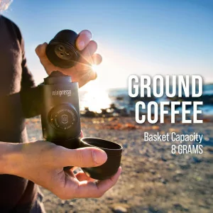 WACACO Minipresso GR Portable Espresso Machine - Perfect for Travel & Camping