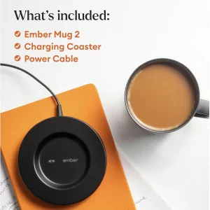 Ember Smart Mug 2 - 14 Oz App-Controlled Heated Coffee Mug, Black
