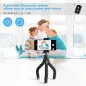 Ubeesize Trépied Téléphone Flexible et Portable avec Télécommande Sans Fil et Support Clip