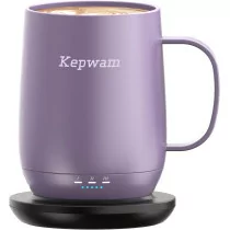 Self Heating Coffee Mug T2 - 16oz Smart Mug, 150 Min Battery, No App