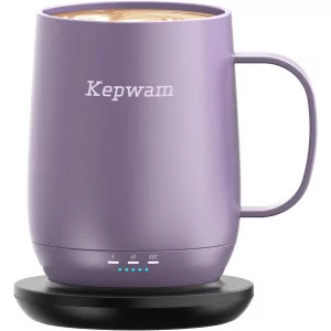 Self Heating Coffee Mug T2 - 16oz Smart Mug, 150 Min Battery, No App