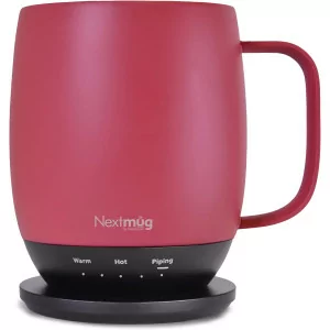 Nextmug Dusty Rose 14 oz. - Temperature-Controlled Self-Heating Mug
