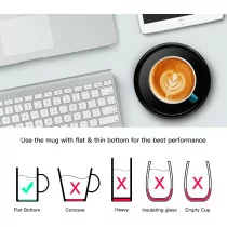 Smart Coffee Warmer by BESTINNKITS – Auto On/Off Mug Heating Plate