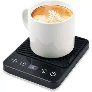 Electric Mug Warmer with Timer & 6-Temp Control – Smart Auto Shut Off