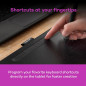 Tablette Graphique Wacom Intuos Small - 4 ExpressKeys, Logiciel Inclus, Compatible Chromebook/Mac/Win/Android, Noir
