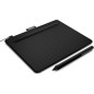 Tablette Graphique Wacom Intuos Small - 4 ExpressKeys, Logiciel Inclus, Compatible Chromebook/Mac/Win/Android, Noir