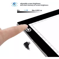 LitEnergy A4 LED Trace Light Pad USB Ajustable pour Dessin