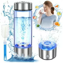 Upgrade Hydrogen Water Bottle - Portable 420ml Ionizer with SPE PEM Tech