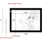 LitEnergy A4 LED Light Pad à USB, Tracing Box Ajustable pour Tatouage, Dessin, Animation, Peinture Diamant