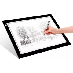 LitEnergy A4 LED Trace Light Pad USB Ajustable pour Dessin