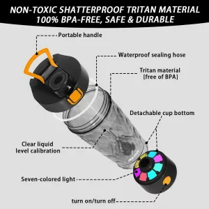 PROCHAIN 22oz Electric Protein Shaker Bottle – Portable, BPA-Free Mixer