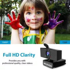 Webcam NexiGo N60 1080P HD avec Micro et Cache Confidentialité