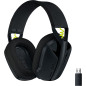 Logitech G435 Wireless Gaming Headset - Lightweight, Bluetooth & Lightspeed, 18h Battery, Dolby Atmos, Black