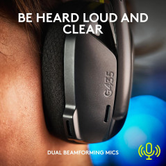Logitech G435 Wireless Gaming Headset - Lightweight, Dolby Atmos, 18h Battery