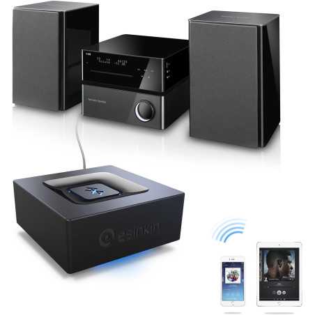 Esinkin Bluetooth Audio Adapter for Wireless Music Streaming & Home Stereo