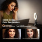NEEWER 5 Ring Light with Desk Tripod & Clip-On for Video Conferencing, Streaming, Remote Work, BR60 NEEWER 5 Ring Light with Desk Tripod & Clip-On for Video Conferencing, Streaming, Remote Work, BR60