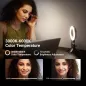 NEEWER Anneau Lumineux 5 avec Trépied Bureau et Clip pour Conférences Vidéo, Streaming & Enregistrement