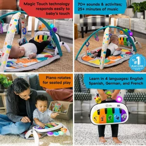 Baby Einstein 4-in-1 Kickin' Tunes Music & Language Play Gym Mat