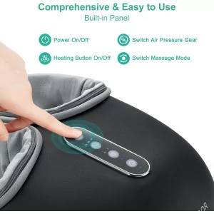 Medcursor Foot Massager with Heat & Deep Kneading for Tired Muscles