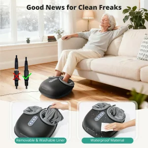 Medcursor Foot Massager with Heat & Deep Kneading for Tired Muscles